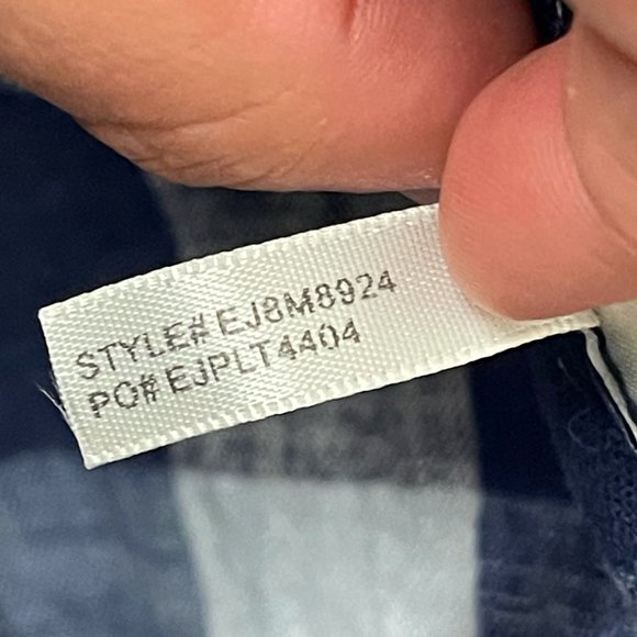 ELIZA J - Gingham Checkered Blue White Dress - Picture 9 of 9